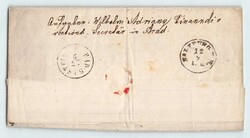 1871, 15 Kr. braun, Franz Josef, mit K1 "ARAD 10 9" mit ...