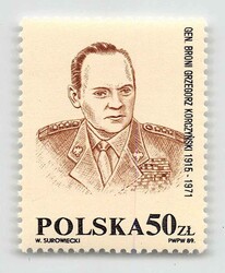1990, 50 Zl., Generaloberst Grzegorz Korczynski, postfrisch. ...