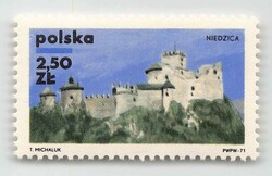 1971, 2,50 Zl., Polnische Burgen, postfrisch, mit PLATTENFEHLER ...