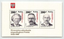 1988, 200 Zl., 70. Jahrestag der Wiedererlangung der Unabhängigkeit ...
