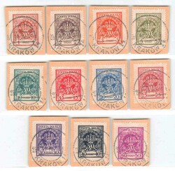 1925, 1 +50 Gr. bis 50 + 50 Gr., Für die Staatskasse, komplette ...