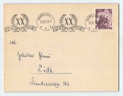 1938, 25 Gr., Rückgliederung Olsa-Gebiet, mit Ersttags-Sonderstempel ...