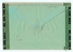 1947, fünfmal 2 Zl., Polnische Kultur (II), als Mehrfachfrankatur, ...