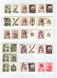 1948, 3 + 2 bis 15 + 10 Zl., Bekämpfung der Tuberkulose, Lot mit 28 ...