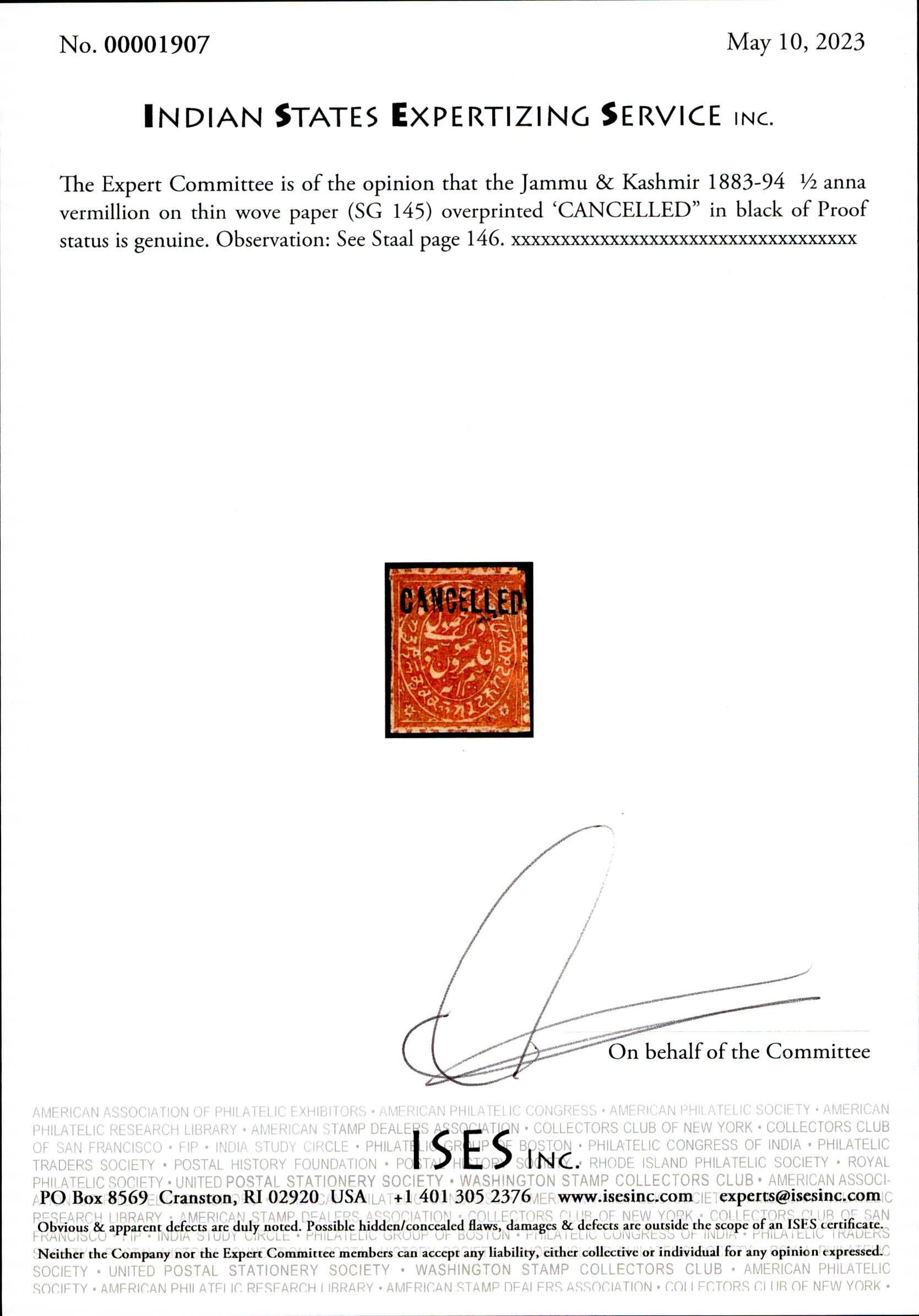 Image 1 for lot number 0000100007 for India and States Webshop