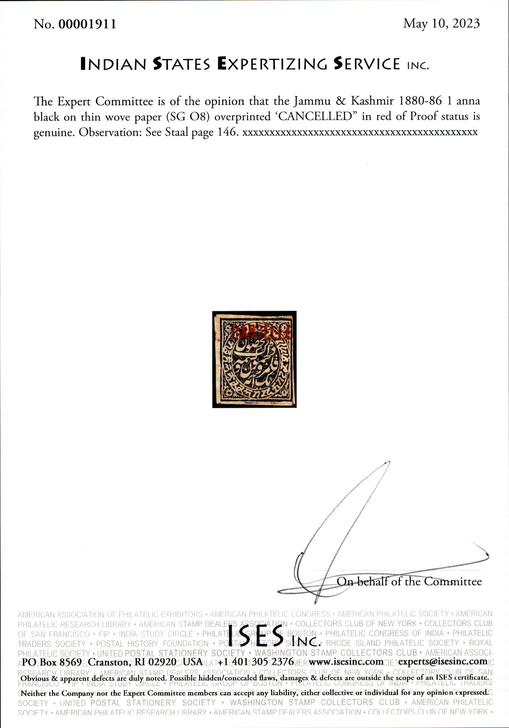 Image 1 for lot number 0000100011 for India and States Webshop