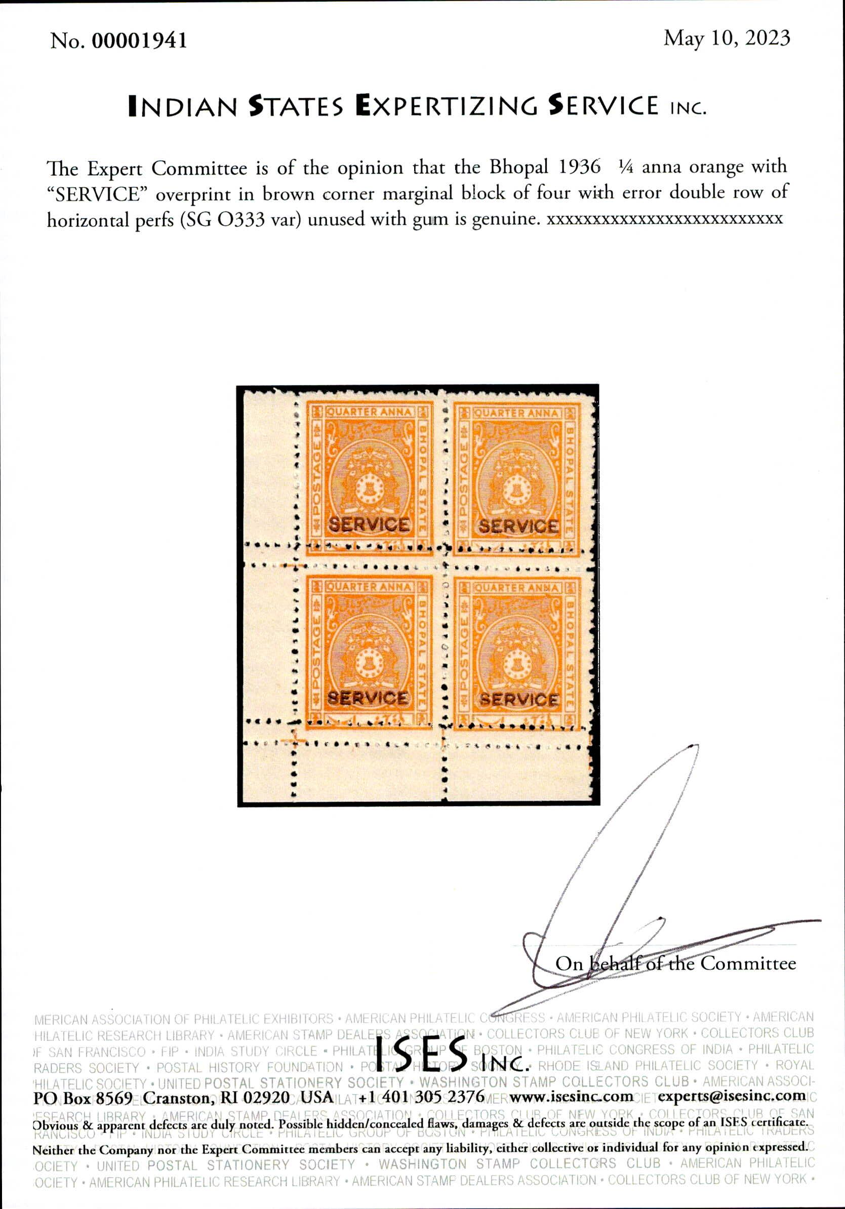 Image 1 for lot number 0000100041 for India and States Webshop