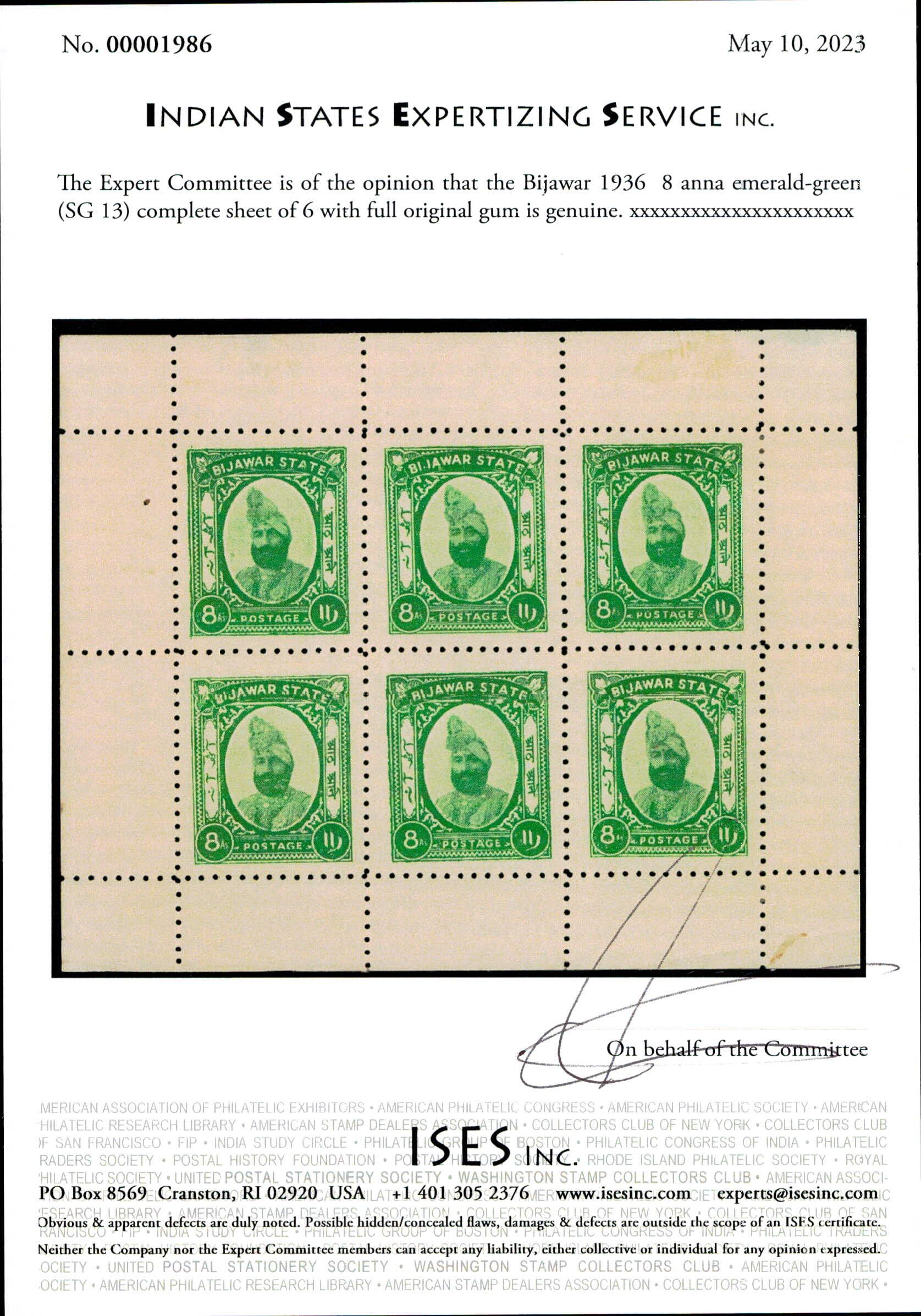 Image 1 for lot number 0000100086 for India and States Webshop