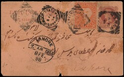 3235: Indien Staaten Sirmur - Ganzsachen