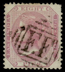 Early India Cancellations: Cooper type 8c neat Abyssinia F.F. cancel ...