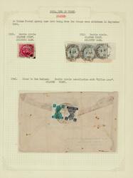 India used in Tibet: GYANTSE TIBET cancels on 1946 GVI cover to New ...