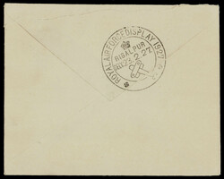 India Airmail: ROYAL AIRFORCE DISPLAY 1927 commemorative cancel on ...