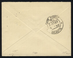 India Airmail - 1927 Moth FFC flight cover carried by D.H. "G-E.B.M.O ...