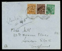 India Special Cancellations: 1935 (May 7) VICEROY'S CAMP P.O. cancels ...