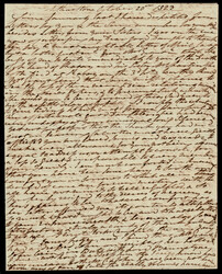 India 1823 (Oct 20) incoming folded letter from UK to Calcutta, ...