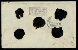India 1904 cover Registered and Insured for £5 from Quilon to ...