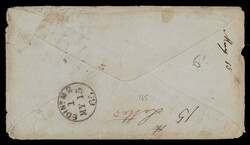 India used in Burma: B/127 type 7 and corresponding MOULMEIN cds on ...