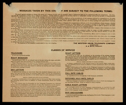 India 1934 (Nov 19) Western Union telegram from Mahatma Gandhi ...