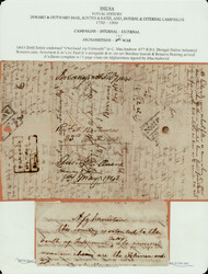 First Afghan War: BENARES Bearing Giles 8 on 1843 (23 Feb) incoming ...