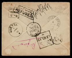 Early India Cancellations: REFUSED and D.L.O. cancels of Karachi and ...