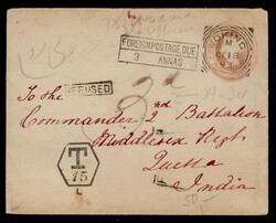 Early India Cancellations: REFUSED and D.L.O. cancels of Karachi and ...