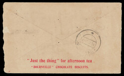 India 1917 GV Cadbury multicolor advertizing cover to Kondanoor