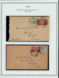 India 1930s covers, one from Bhopal State to Canada bearing India ...