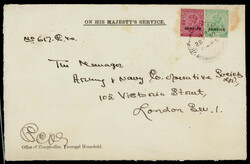 India 1932 (Nov 28) VICEROY's CAMP P.O. killer cds on Official cover ...