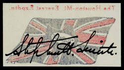 India The Houston-Mt. Everest Expedtn. bicolor label, signed Stephen ...