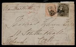 Early India Cancellations: Cooper type 4 on 1859 6a cover from Bombay ...
