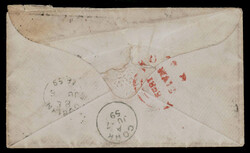 Early India Cancellations: Cooper type 4 on 1859 6a cover from Bombay ...