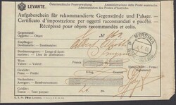 4785: Österreich Post in der Levante