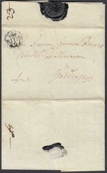 1783 entire bearing good strike of circular framed ...