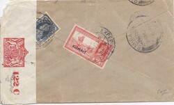 1941 (4 Sep) censored airmail cover to Bombay, franked on reverse at ...