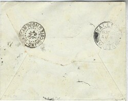 1934 incoming cover from Assinie, Ivory Coast underfranked with 5c. ...