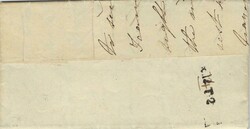1823 unpaid incoming entire from Gibraltar with arrival charge ...