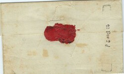 1828-44 group of five entires or outer letter sheets, each stampless ...