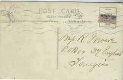 (Spanish) 1920 photographic picture postcard to PO Box 37 English, ...