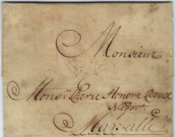 1752 disinfected entire to Marseille datelined "Seffy" on top of ...
