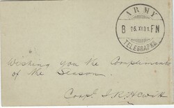 (Orange Free State) 1910 V.R.!. ½d. on Half Penny postal stationery ...
