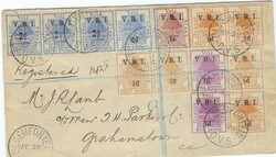 (Orange Free State) 1900 (MY 28) registered cover to Grahamstown ...