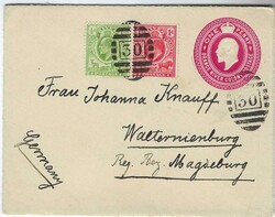 (Orange River Colony) 1900s 1d. postal stationery envelope to Germany ...
