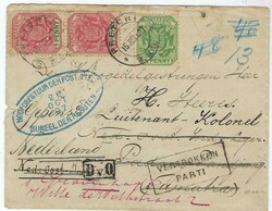 (Transvaal) 1897 (16 Jun) cover to Netherland Indies franked 1896-97 ...