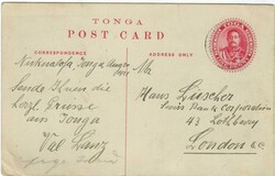 (Picture Postal Stationery) 1911 1d. card with black image ‘Flying ...
