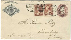 (Advertising Stationery) 1887 2c. envelope with 'Dog' illustrated ...