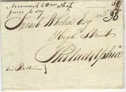 (British Occupation) 1811 (18th April) entire to Philadelphia ...
