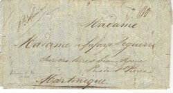 1834 (March 26) entire letter from Paris to St. Pierre, endorsed ...