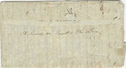 1834 (March 26) entire letter from Paris to St. Pierre, endorsed ...