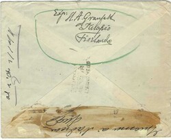 1935 (23.IX.) incoming unfranked cover from Kuopio, Finland to Tunis ...
