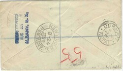(Natal) 1898 (JY 21) registered cover to Albany, N.Y., USA franked ...